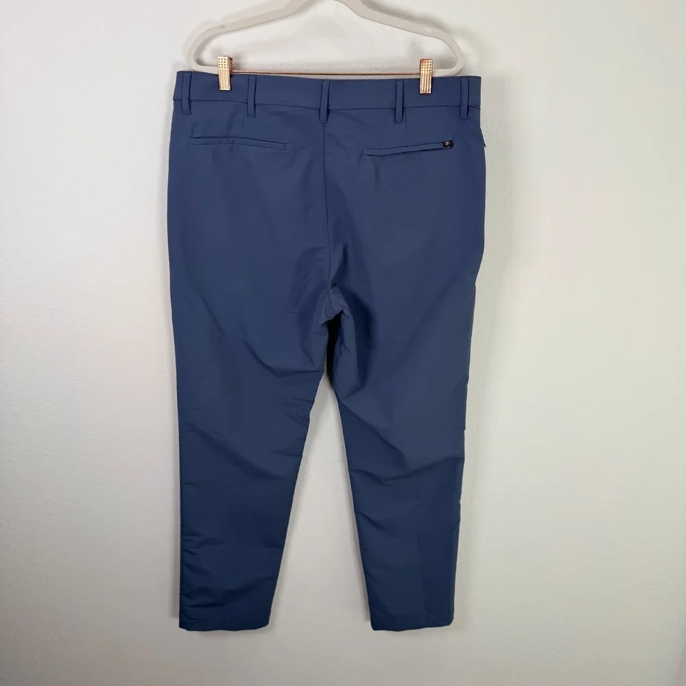 Banana Republic Mens Core Temp Chino Pants 36x30 China Blue 1557516 NWT